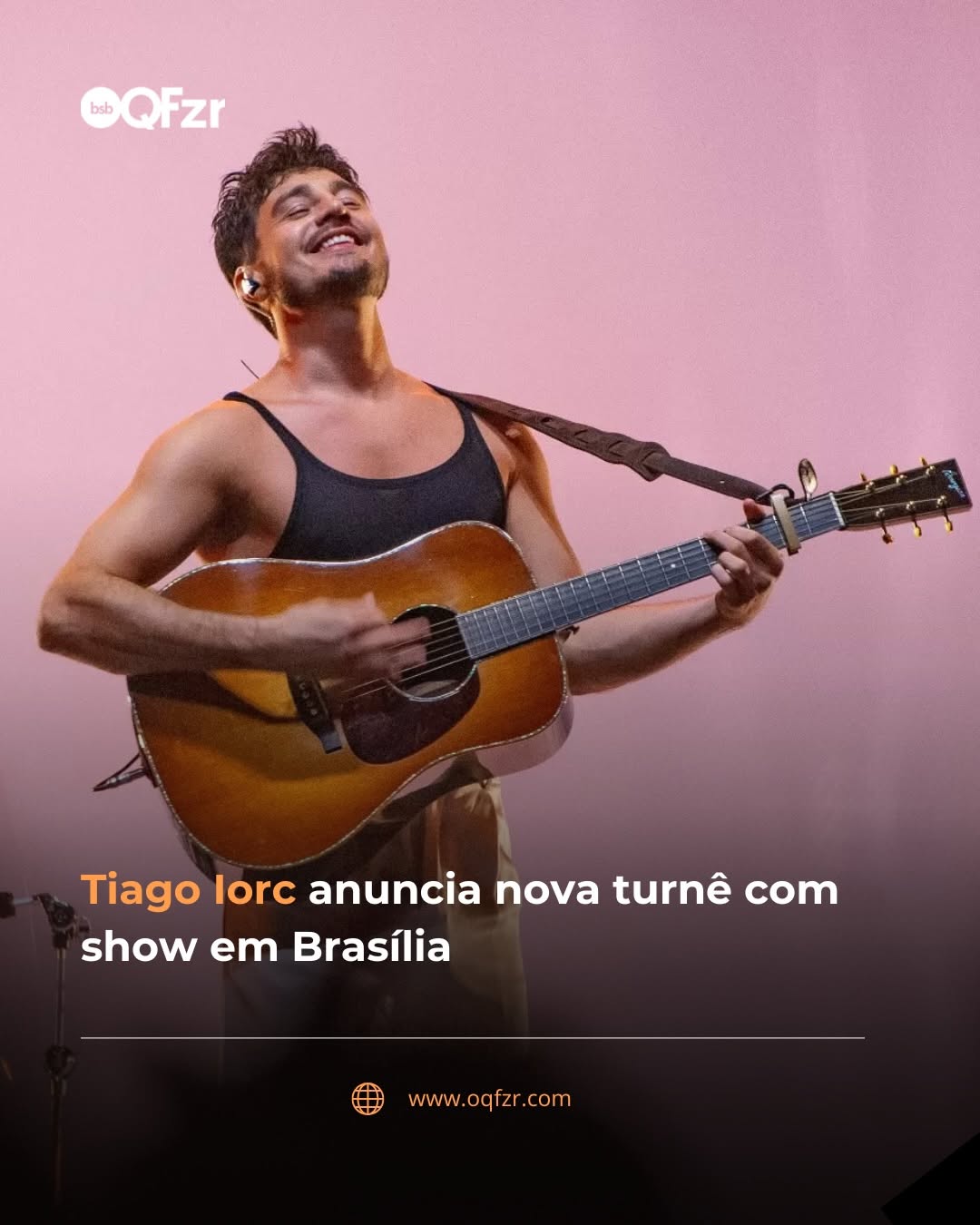 Tiago Iorc anuncia turnê com show em Brasília · Sept 2026 | Vamos