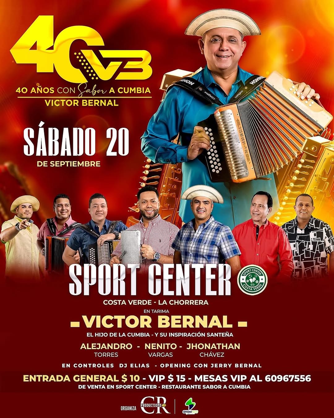 Celebrando los 40 de Víctor Bernal · Sept 2025 (Finalizado) | Vamos