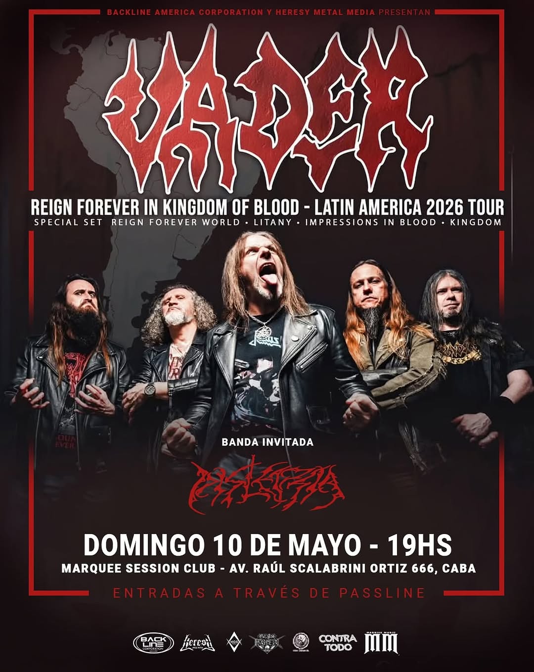 Vader en Argentina - Marquee Session Bar 2026 | VAMOS | Vamos