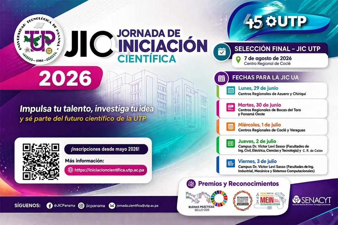 La Jornada de Iniciación Científica UTP 2026 — Jun 2026 | VAMOS | Vamos